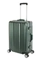 Produktbild: Travelhouse London Koffer Grün M-65cm · Alu-Rahmen · Polykarbonat Hartschale · 2X TSA Zahlenschloss · 4X Doppelräder · 360° Rollen · Vol. 67L
