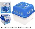 Produktbild: Luftentfeuchter Set Box mit 2x400g Granulat Raumentfeuchter Trockner Entfeuchter