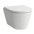 Produktbild: LAUFEN Kartell Wand-WC COMPACT, Tiefspüler, spülrandlos, 490x370x285mm,