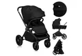 Produktbild: lionelo Kombi-Kinderwagen MIKA PLUS 2 IN 1, (Set), Hohe Manövrierfähigkeit/XXL-Verdeck/Komfortable Dämpfung