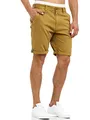 Produktbild: Indicode Herren Cuba Chino Shorts mit 5 Taschen aus Baumwollgemisch | Bermuda Sommershorts für Männer Amber, M
