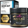 Produktbild: Manuka Honig Kinder | MGO 250+ | 250g | HALAL | Das ORIGINAL aus NEUSEELAND | Manuka Kids | PUR, ROH & | 100% natürlich | PowerFabrik