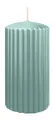 Produktbild: Wiedemann Kerzen Adventskerze Rillen Kerzen Türkis 150 x Ø 80 mm, 4 Stück