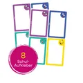Produktbild: Namensaufkleber AVERY Zweckform 46x68mm bunt 8 Stk Schule Kinder Gesichter