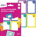 Produktbild: AVERY Zweckform Schuletiketten Gesichter, farblich sortiert, 8 Etiketten