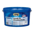 Produktbild: ZERO FASSADE 95 SILICONHARZFASSADENFARBE FUNGIZID ALGIZID 12.5L WEISS