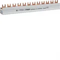 Produktbild: Hager KDN480A Phasenschiene 12M 4P Gabel 16mm 80A