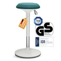 Produktbild: Ergotopia® Dykó ergonomischer Bürohocker - ergonomischer Sitzhocker mit Schwingeffekt - Sitzhöhe höhenverstellbar 56-83 cm - 360° drehbarer Hocker mit dynamischem Standfuß