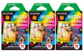 Produktbild: Fuji Instax Film Black 3x10 = 30 Aufnahmen Rainbow Mini 11 12