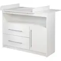 Produktbild: Roba Wickelkommode, Weiß, Holzwerkstoff, 2 Schubladen, Rechteckig, 117x98x75 cm, Babymöbel, Wickelkommoden & Zubehör, Wickelkommoden