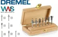 Produktbild: Dremel Mehrzweck-Fräser-Set (660) - Dremel - Spanholzplatte - Hartholz - Laminat - Kunststoff - Sperrholz - Weichholz - 35000 RPM - 3,2 mm - 7 Stück(e)