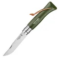 Produktbild: Opinel No 8 Colorama Earth - Taschenmesser mit 8,5 cm Klinge + khaki Holzgriff