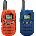 Produktbild: Walkie Talkie Große Reichweite Funkgerät 8 Kanäle Reichweite bis zu 3 km Handfunkgerät Walky Talky für Camping Radtouren Ausflug 2 Stück Bunt Retoo