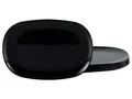 Produktbild: Creatable, 23792, Serie ITALIEN PARTY black, 6-teiliges Geschirrset für 6 Personen, Burgerteller aus Opalglas, spülmaschinen- und mikrowellengeeignet, Made in Europe