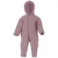 Produktbild: Engel Naturkleidung Overall (1-tlg) Baby Fleece Overall mit Kapuze aus Bio Merinoschurwolle rosa 86/92