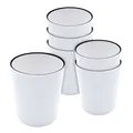 Produktbild: Outdoor Melamin Geschirr weiß - diverse Sets - Camping Picknick Tafel Service