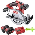 Produktbild: Flex CS 62 18.0-EC C Akku-Handkreissäge mit Pendelhaube 18,0 V + 2 Akkus+Ladeg.