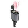 Produktbild: 4-in-1 Schnellladestation Auto Ladeadapter mit Sternenhimmel LED, USB-C PD – Neu