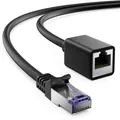 Produktbild: deleyCON 1m CAT 7 Patchkabel Verlängerung S/FTP Netzwerkkabel LAN DSL RJ45 Kabel