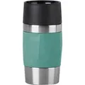 Produktbild: TRAVEL MUG Compact Thermobecher petrol/edelstahl, 0,3 Liter, Drehverschluss
