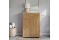 Produktbild: CARO-Möbel Highboard TOMMY, Kommode Sideboard Schrank in verschiedenen Farben 2 Türen Anrichte Hig