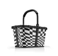 Produktbild: REISENTHEL® Einkaufskorb reisenthel Einkaufskorb carrybag frame op art schwarz BK7065 weiss 22l