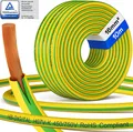 Produktbild: hb-digital Erdungskabel 10m PVC Aderleitung H07V-K Erdungsleitung 16mm2 flexibel für Solaranlagen grün-gelb