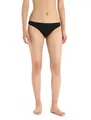 Produktbild: Icebreaker Damen Funktionsunterwäsche Siren Thong, Black/Black, L, 103027001L