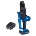 Produktbild: Scheppach Akku-Gehölzschneider Set S C-PS100-X | 5‘‘ Schwert & -Kette | Schnittgeschwindigkeit 4,8 m/s | 20-Volt-IXES-Serie | Inklusive 2,0 Ah Akku und 2,4 A Ladegerät