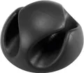 Produktbild: TRU COMPONENTS Kabelhalter selbstklebend 558364 Bündel-Ø-Bereich 8mm (max) Schwarz 6St.