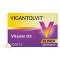 Produktbild: Vigantolvit 2000 I.E. Vitamin D3 Weichkapseln, 120 St PZN: 12423869