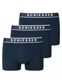 Produktbild: Schiesser Herren 3 PACK Boxershorts Bio Baumwolle Multipack - 95/5 Organic, dunkelblau_173983, 10/ 4XL