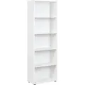 Produktbild: Bücherregal INTER LINK, weiß, B:60cm H:180cm T:30cm, Spanplatte, Regale, Bücherregal