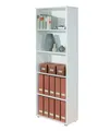 Produktbild: Arco 4 / Garderobe Wandregal Bücherregal Regal Aktenregal Weiß