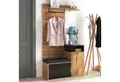 Produktbild: HAUSS SPOLE Garderoben-Set Garderoben-Set Flurgarderobe Garderobe Flurkleiderschrank, (oberes Ablagefach, Flurgarderobe Sitzbank., 1-St)