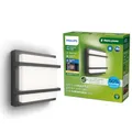 Produktbild: Philips Outdoor Ultra-Efficient Petronia Wandleuchte 3,8W, 2700 Kelvin, IP44 wetterfest, anthrazit