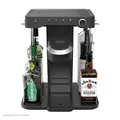 Produktbild: BLACK+DECKER BEV Cocktail-Maschine (individuelle Cocktails auf Knopfdruck, Platz für 5 Spirituosen, Getränkestärke einstellbar, mit Reinigungsmodus & LED Beleuchtung im Party-Modus) BEHB101