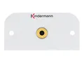 Produktbild: 7441000511 Kindermann Konnect 54 alu Modulares Faceplate-Snap-In ~D~