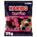 Produktbild: Haribo Berries beliebte Himbeeren mit einem softem Geleekern 19x175 g Bt.