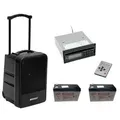 Produktbild: OMNITRONIC Set MOM-10BT4 Modular-Drahtlos-PA-System + CD-Player mit USB&SD + 2x Akku