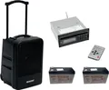 Produktbild: OMNITRONIC Set MOM-10BT4 Modular-Drahtlos-PA-System + CD-Player mit USB&SD + 2x Akku (20000386)