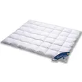 Produktbild: Vitaschlaf Daunenbettdecke Vitaschlaf® Haute Couture Bettdecken für Sommer Winter Ganzjahresdecke, Füllung: 100% Daunen, Bezug: 100% Baumwolle aus feinster MACO Einschütte, Bettdecke 135x200 cm, 155x220 cm und weitere Größen, Made in Germany 200 cm x 200 cm