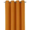 Produktbild: Beautex Verdunkelungsvorhang Verdunkelungsgardine Ösen Vorhang blickdicht abdunkelnd (1 St), Ösen, verdunkelnd orange 140 cm x 175 cm