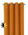 Produktbild: Verdunkelungsgardine mit Ösen, Blackout Ösenschal Blickdicht abdunkelnd, Größe und Farbe wählbar (Breite: 140 cm, Höhe: 175 cm, Terra)