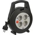 Produktbild: Vario Line 4-fach Kabeltrommel Ip20 H05vv-f3g15 Mit 5 M Kabel (schwarz)  Brennenstuhl 1092200