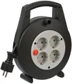Produktbild: Mini Kabeltrommel Verlängerungskabel 4-fach 5m 10m IP20 Varioline Brennenstuhl