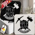 Produktbild: Funke & Brand 50x Glück Auf Bierdeckel - Ruhrpott Bierdeckel im Bergbau-Design, Perfekt fürs Ruhrgebiet und Bergbaufans mit Schlägel und Eisen