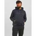 Produktbild: Jack & Jones PlusSize Kapuzensweatshirt JJESTAR JJ SWEAT HOOD NOOS PLS mit Kängurutasche blau 7XL (78/80)