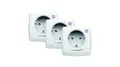 Produktbild: Homematic IP Smart Home 3er-Set Schalt-Mess-Steckdose, HmIP-PSM-2 4047976444618