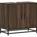 Produktbild: vidaXL Waschbeckenunterschrank Braun Eichen-Optik 65x33x60 cm